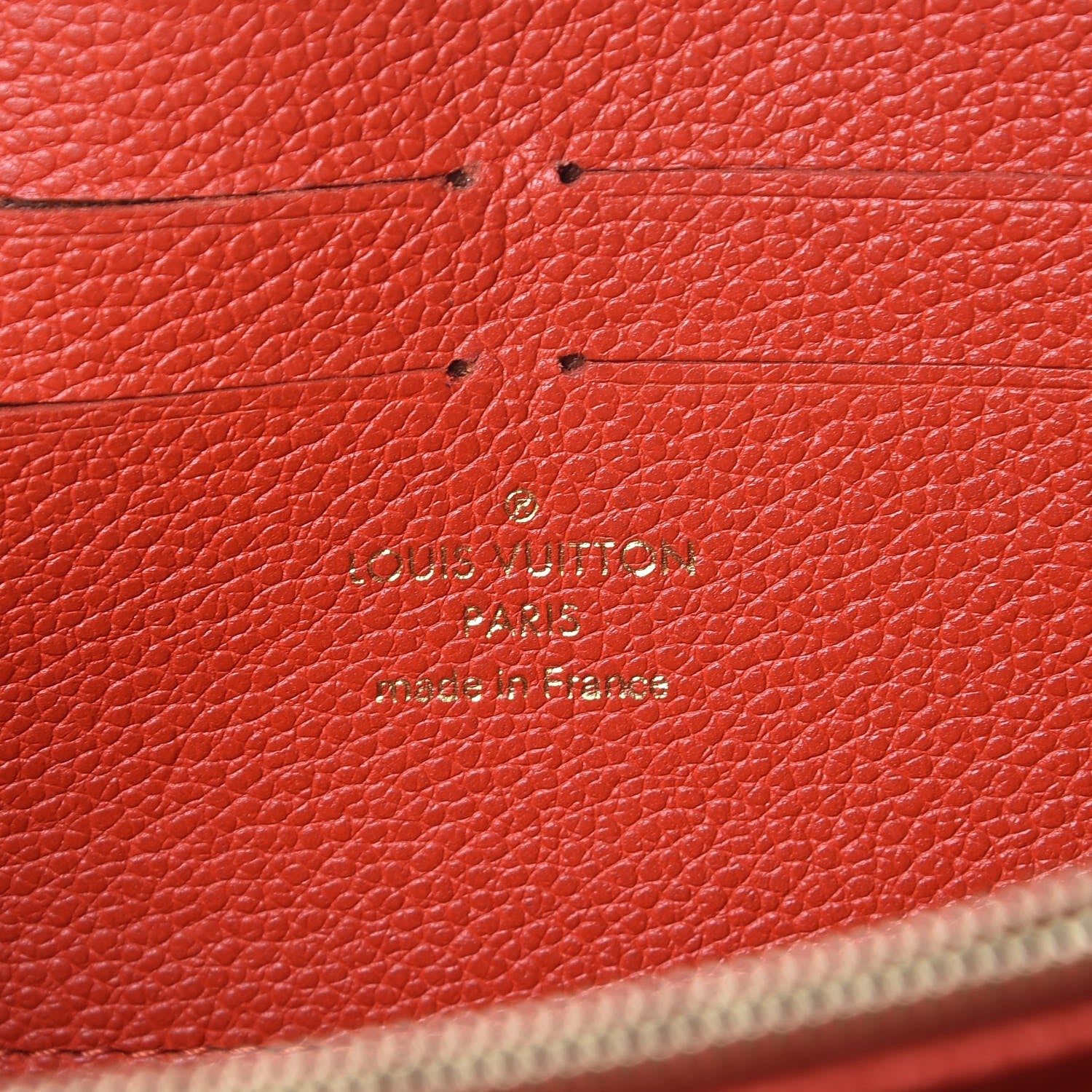 Louis Vuitton Empreinte Zippy Wallet Cherry 6 of 8