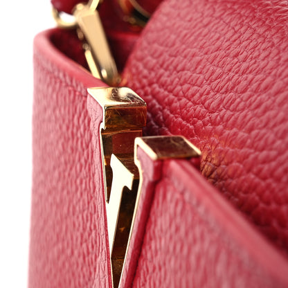Louis Vuitton Taurillon Mini Capucines Scarlet 13 of 15