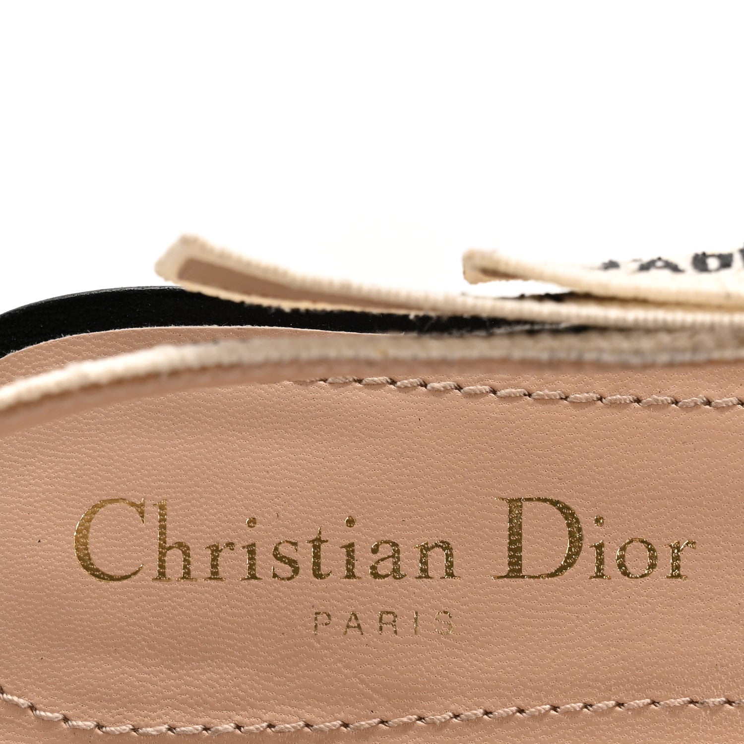 Christian Dior Technical Canvas Ribbon J'Adior Slingback Ballet Flats 39 Black 8 of 11