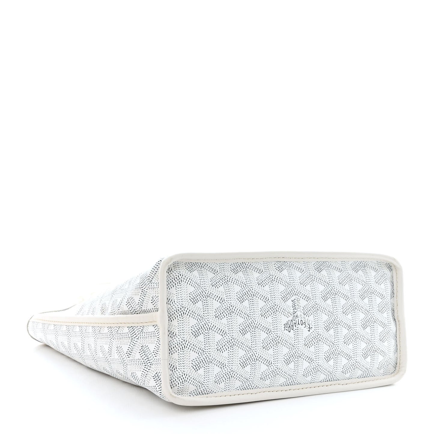Goyardine Reversible Mini Anjou White