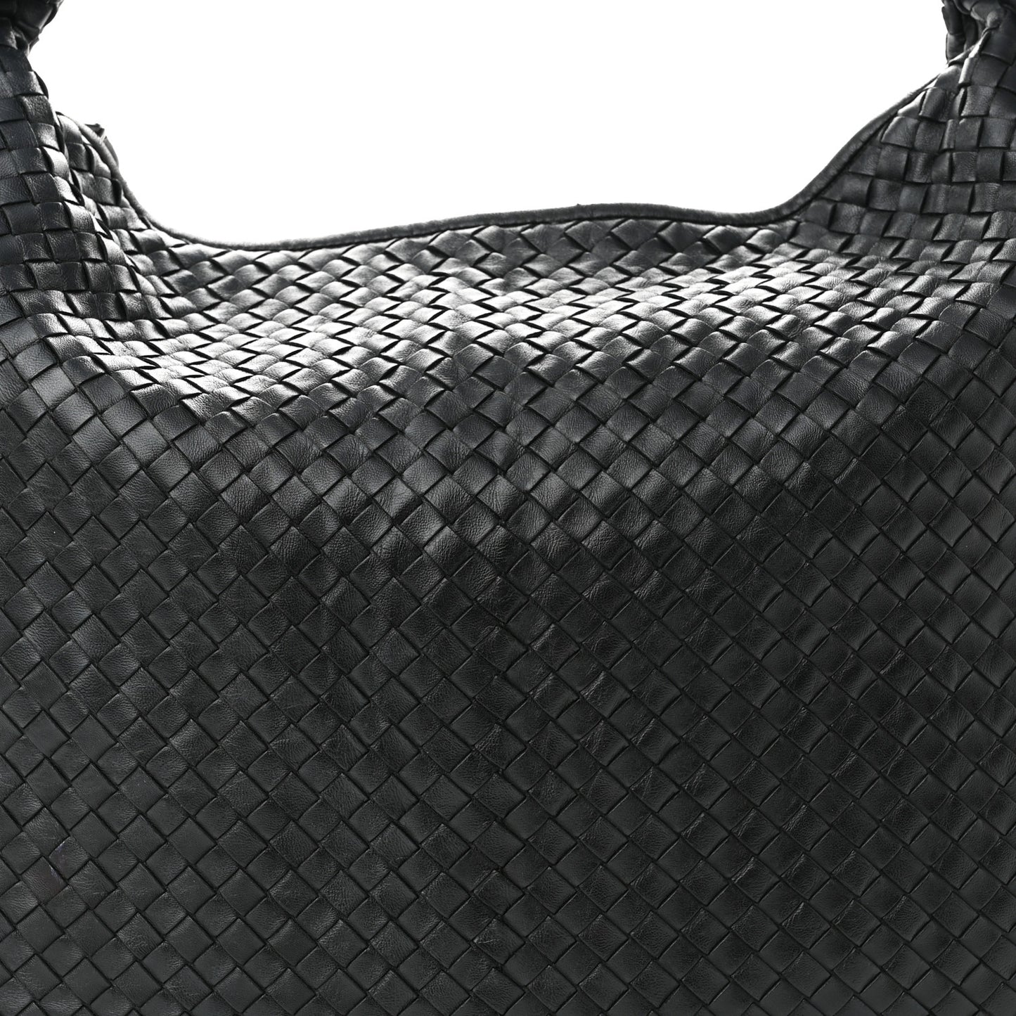 Nappa Intrecciato Maxi Veneta Hobo Black