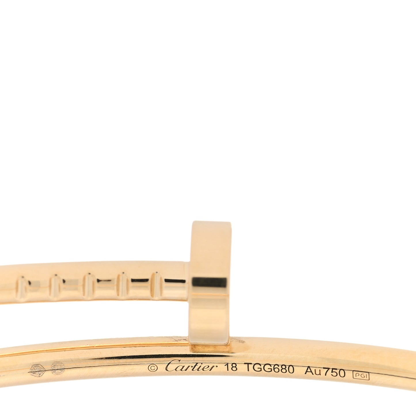 18K Yellow Gold Small Juste Un Clou Bracelet 18