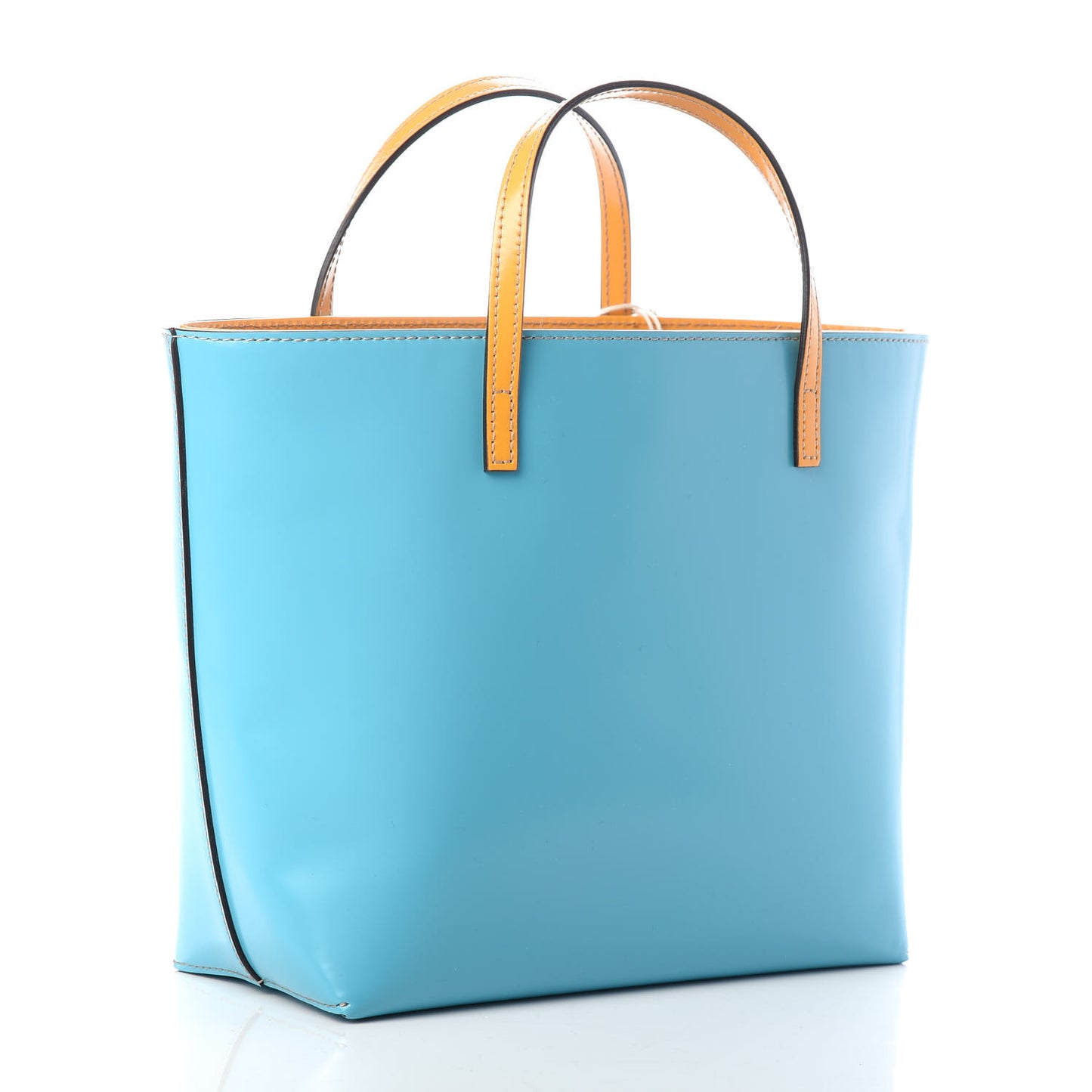 Calfskin Childrens Rainbow Tote Blue