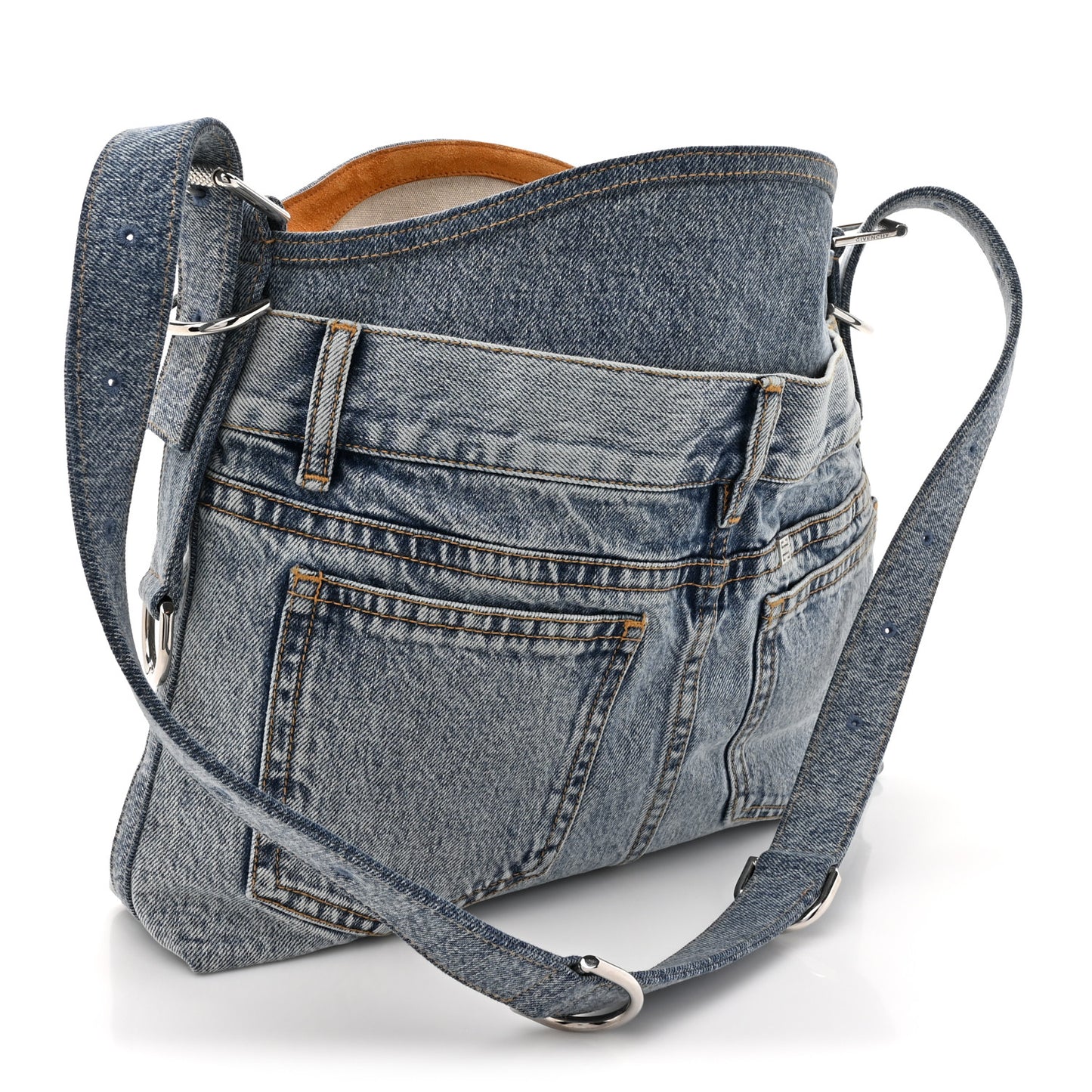 Boyfriend Denim Medium Voyou Bag Medium Blue