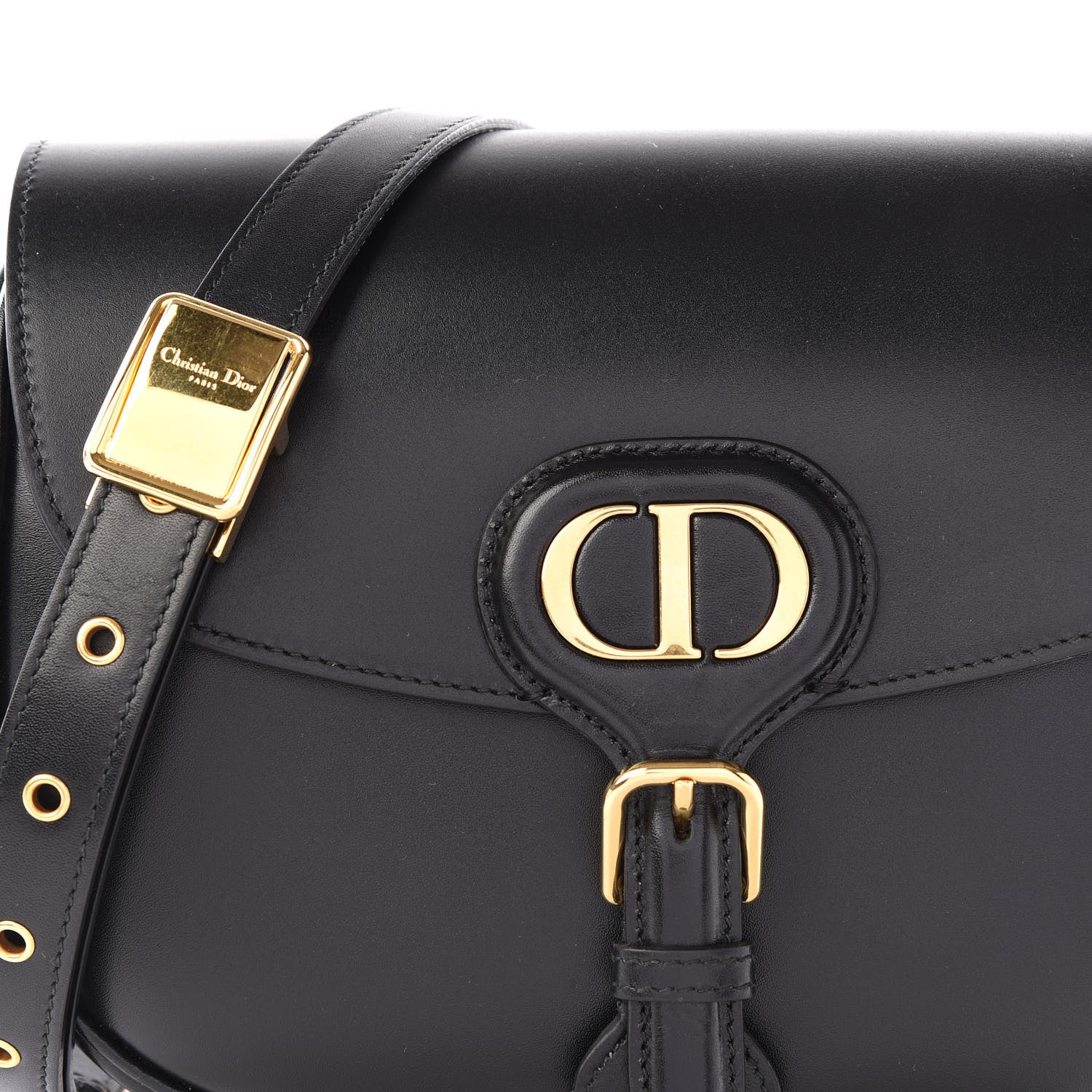 Christian Dior Box Calfskin Medium Bobby Flap Black 8 of 9