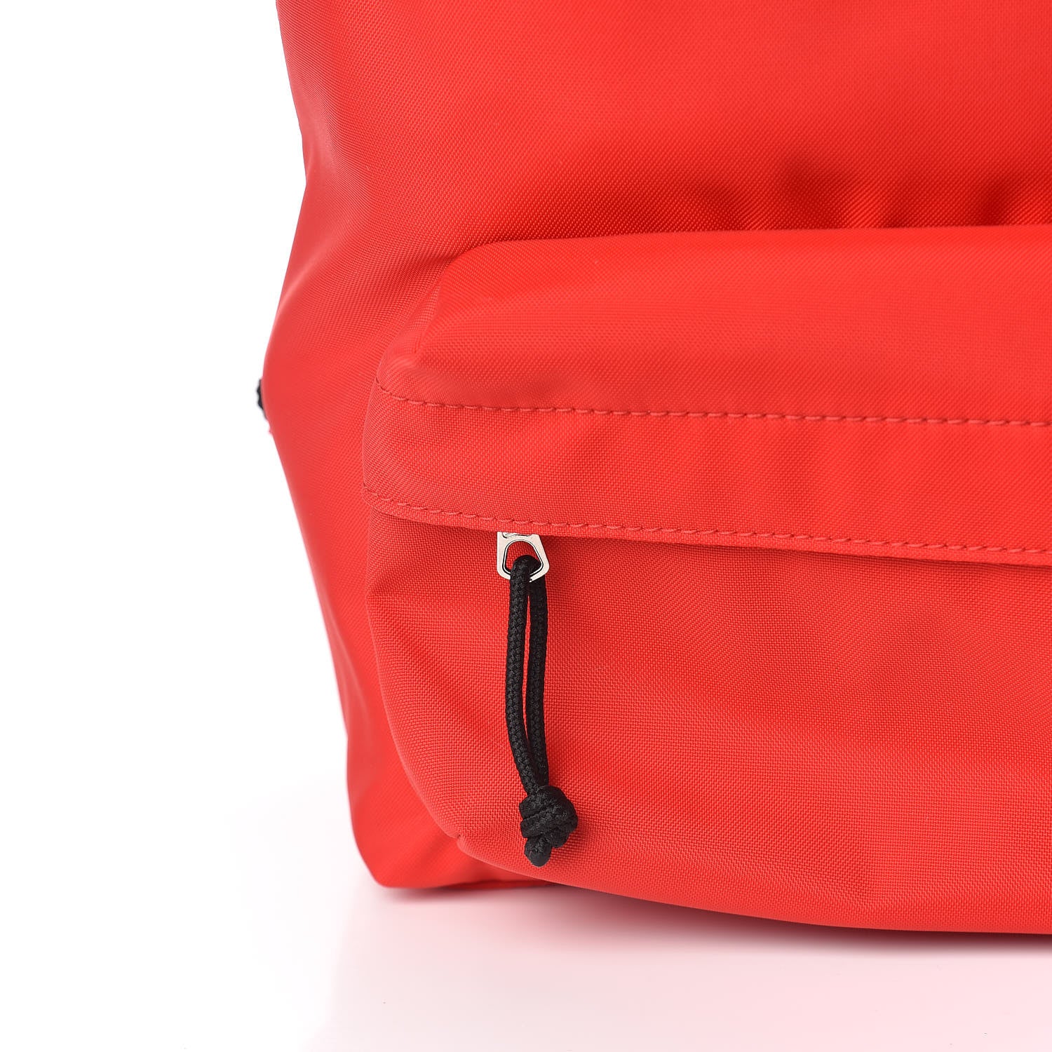 Balenciaga Sport Nylon Logo Embroidered S Wheel Backpack Bright Red Black 8 of 10