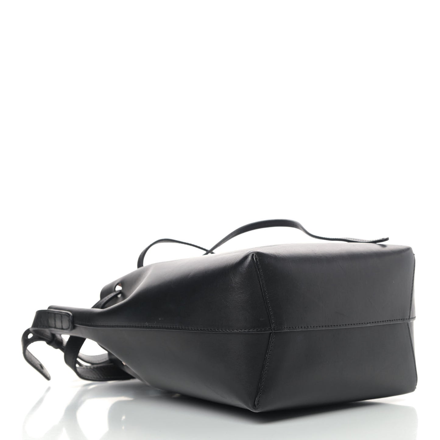 Calfskin Mini Bucket Bag Black Ballerina