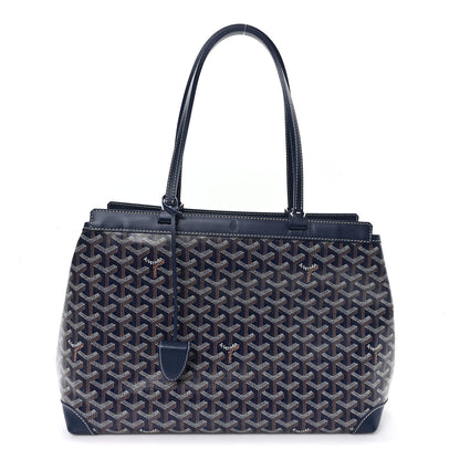 Goyard Goyardine Bellechasse Biaude MM Tote  Navy Blue 1 of 10