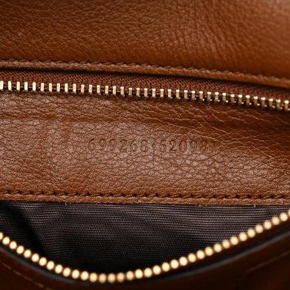 Gucci Roxy Calfskin Blondie Chain Shoulder Flap Bag Blondie Cognac 7 of 13