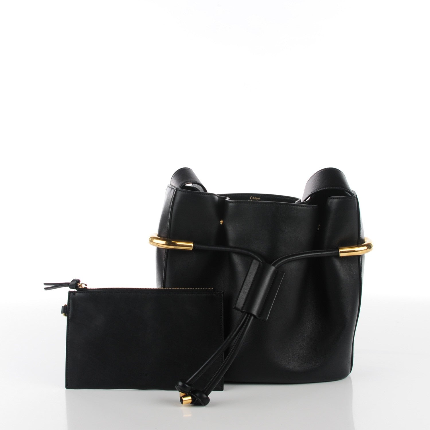 Chloe Calfskin Small Emma Bucket Black 5 of 7