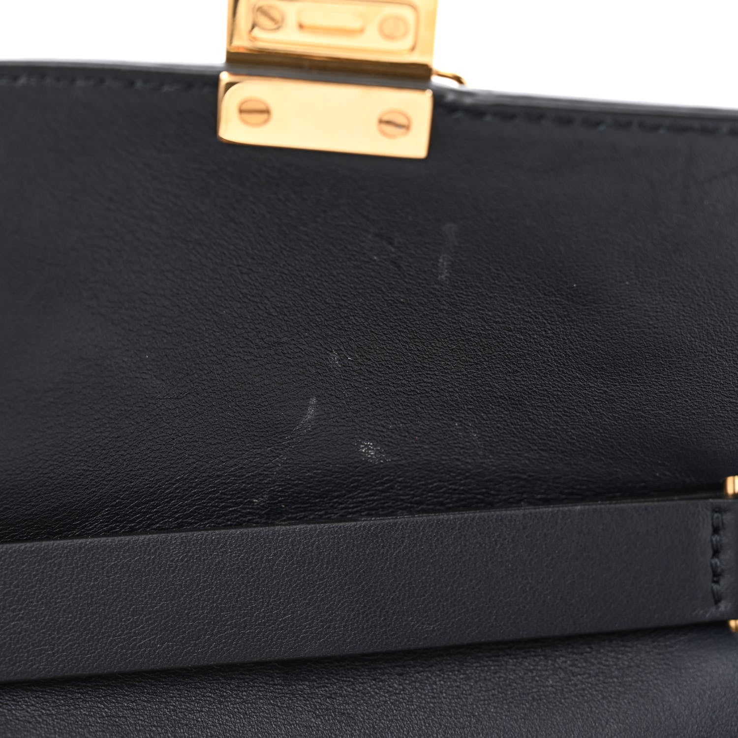 Chloe Calfskin Little Horses Embroidered Mini Drew Bijou Shoulder Bag Full Blue 11 of 14