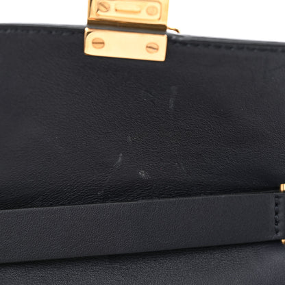 Chloe Calfskin Little Horses Embroidered Mini Drew Bijou Shoulder Bag Full Blue 11 of 14