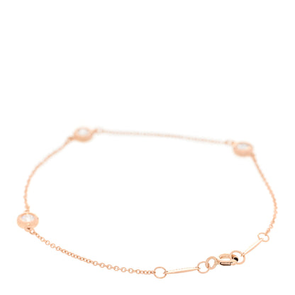 Tiffany 18K Rose Gold Diamond .30ctw Elsa Peretti Diamonds by the Yard Station Bracelet 2 of 3