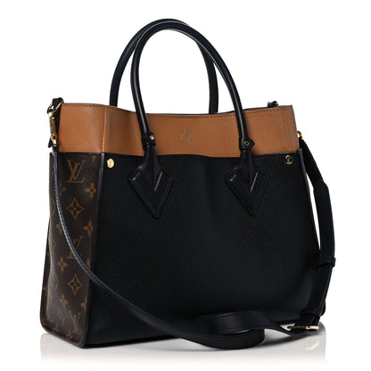Louis Vuitton Calfskin Monogram On My Side Black 3 of 18