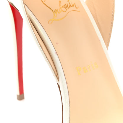 Christian Louboutin Nappa Multipot 100 Sandals 41 Snow White 8 of 12