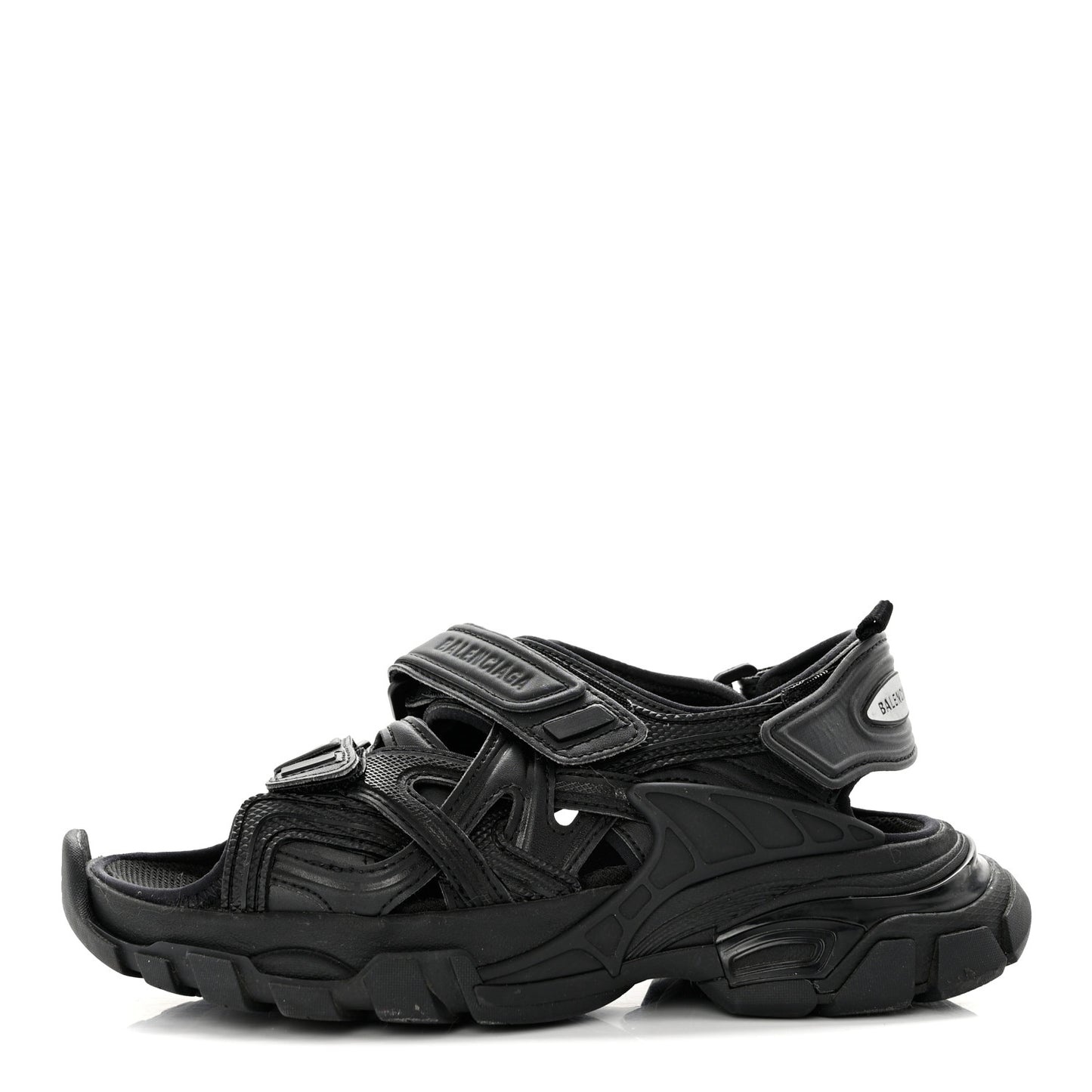 Neoprene Rubber Womens Track Sandals 35 Black