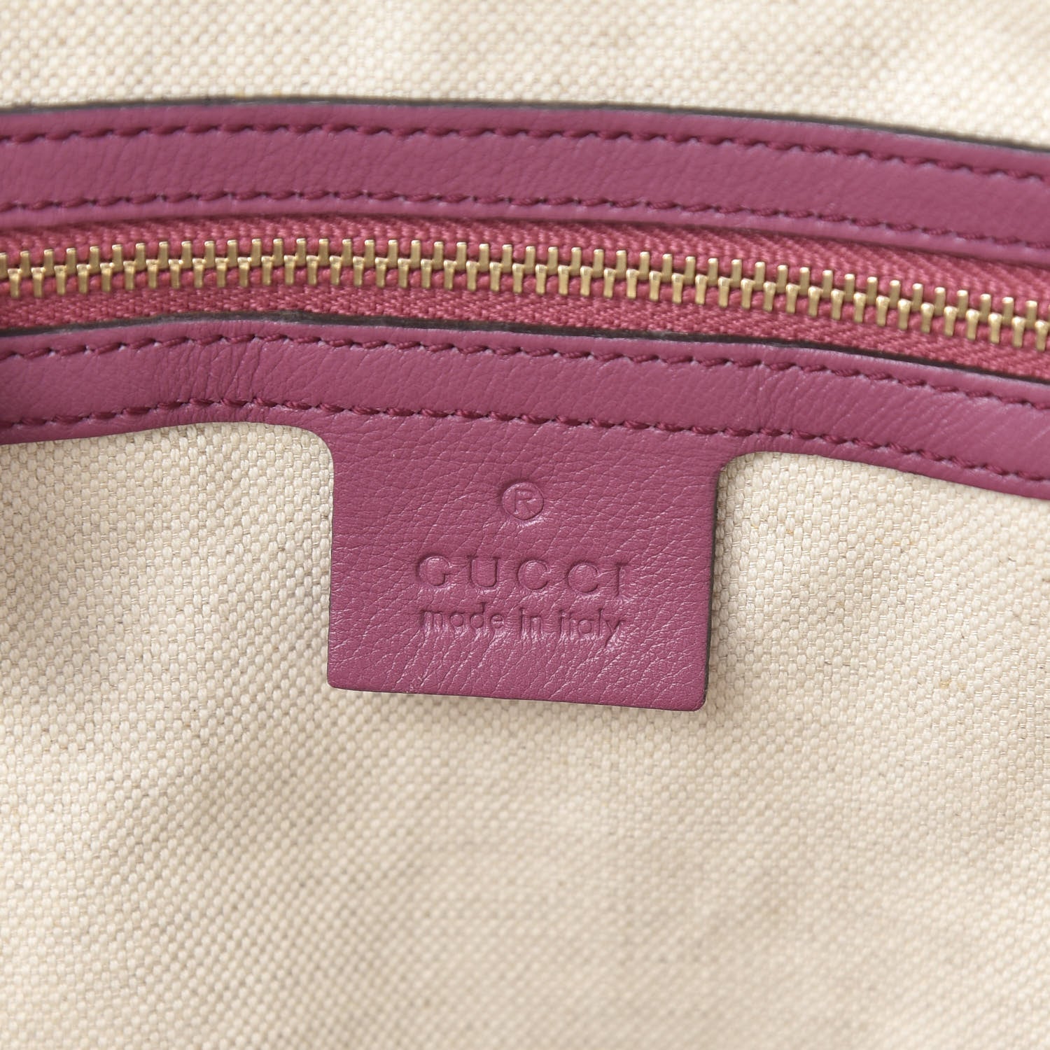 Gucci Guccissima Signature Medium Bree Shoulder Bag Peonia Flower 7 of 14