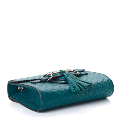 Gucci Microguccissima Mini Emily Shoulder Bag Deep Cobalt 4 of 10
