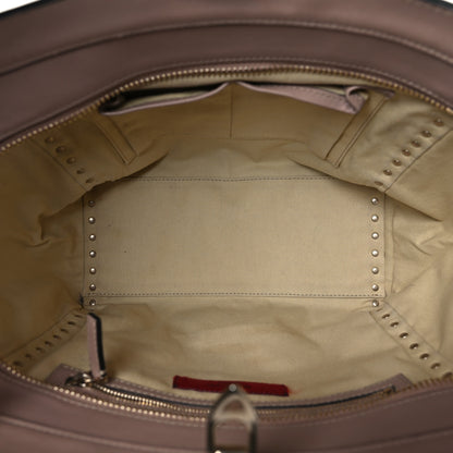 Valentino Garavani Vitello Rockstud Double Handle Tote Poudre 5 of 10