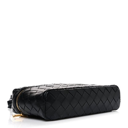 Bottega Veneta Calfskin Intrecciato Bang Bang Vanity Case Black 4 of 13