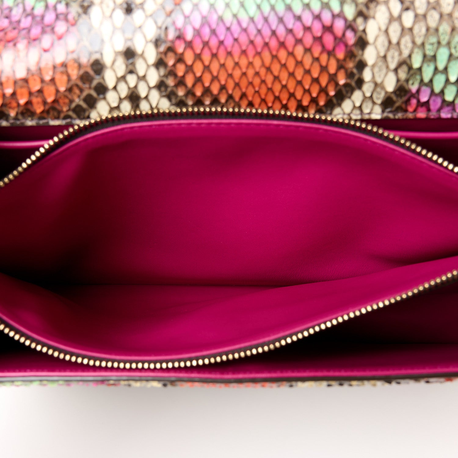 Bulgari Elaphe Serpenti Forever Crossbody Bag Pink Multicolor 6 of 10