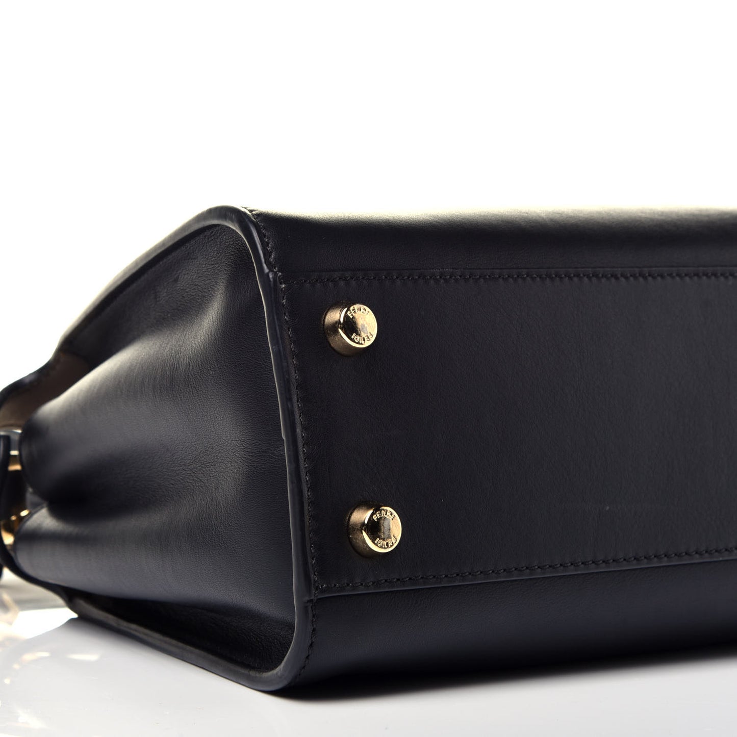 Vitello Tahiti Burro Medium Peekaboo Iconic Essentially Satchel Black Corda