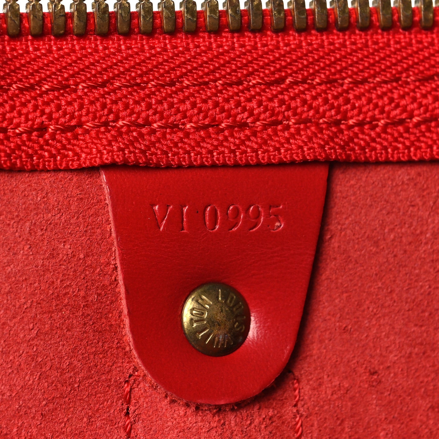 Louis Vuitton Epi Keepall 45 Castillan Red 6 of 12