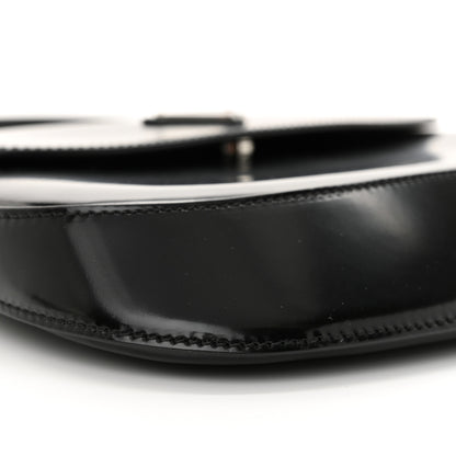 Prada Spazzolato Cleo Flap Shoulder Bag Black 8 of 12