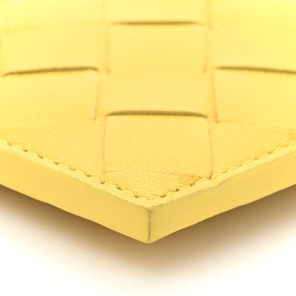 Bottega Veneta Nappa Intrecciato Key Holder Yellow 9 of 11