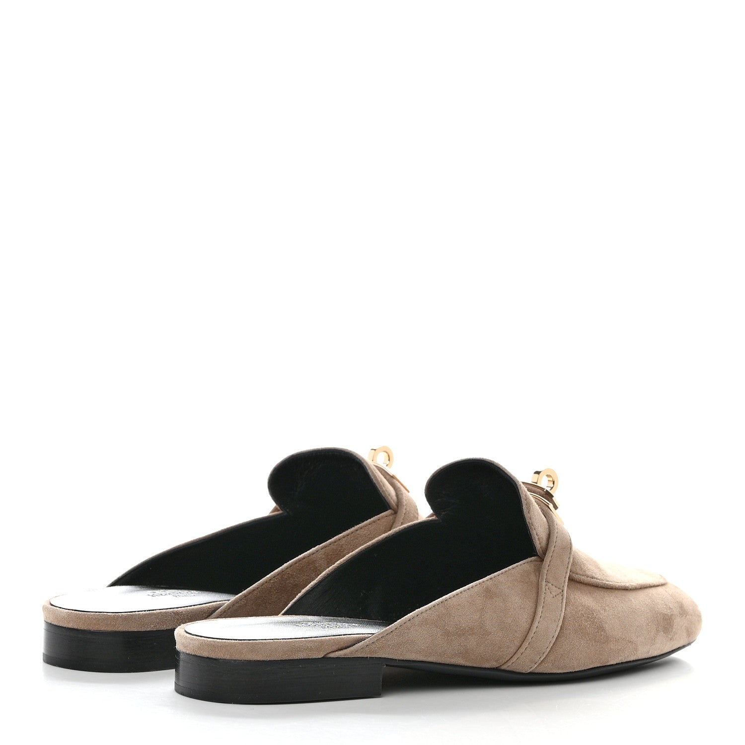 Hermes Suede Goatskin Oz Mules 39 Beige Sable 4 of 9