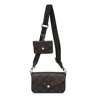 Louis Vuitton Monogram Felicie Strap & Go Kaki 1 of 5