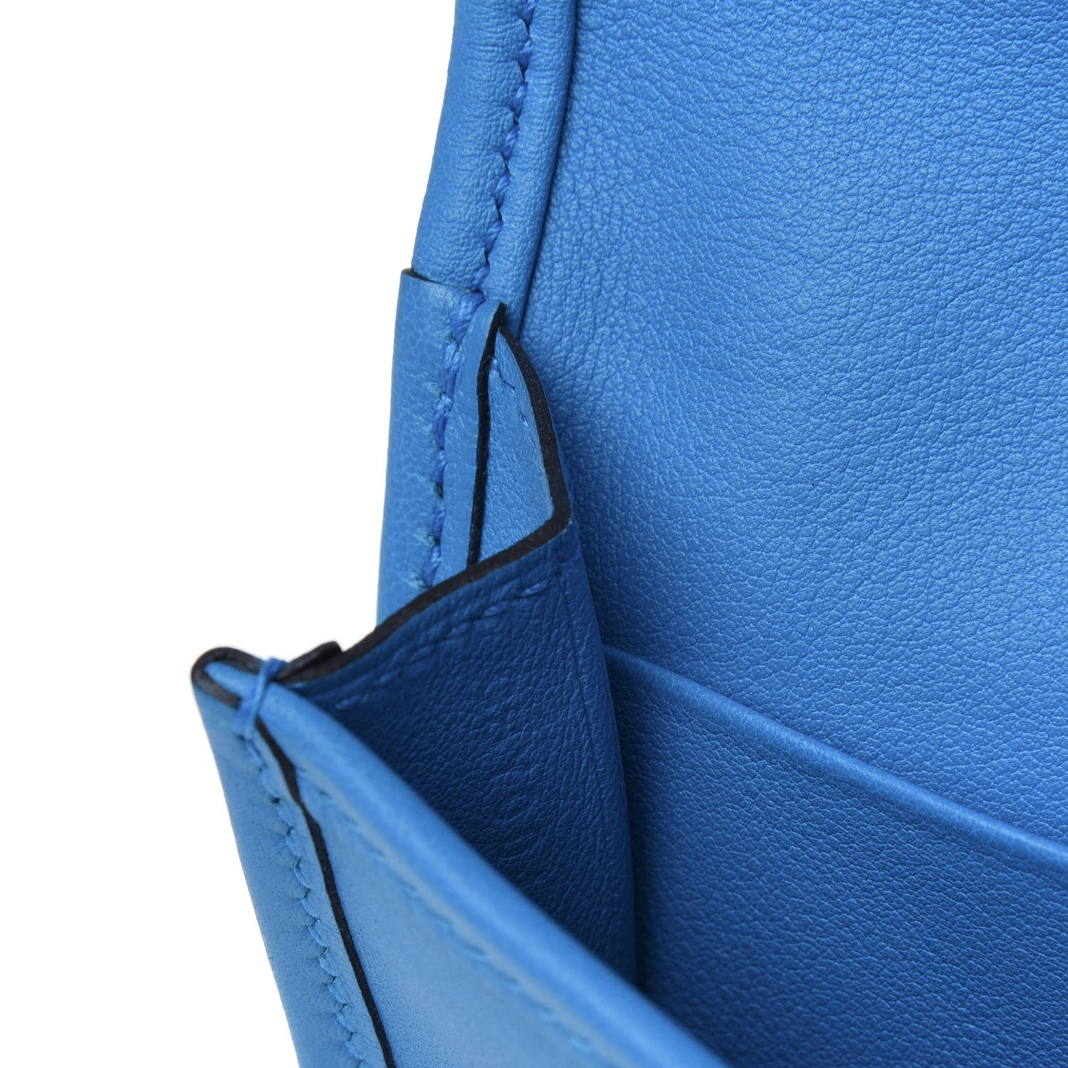 Hermes Swift Jige Duo Clutch Bleu Zanzibar 9 of 14