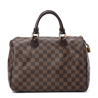 Louis Vuitton Damier Ebene Speedy 30 1 of 16