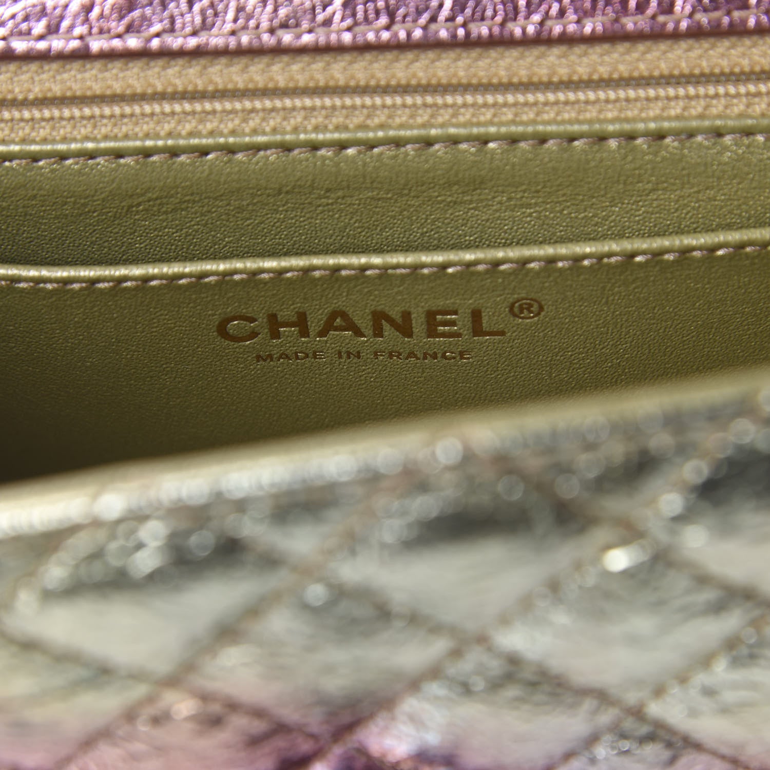 Chanel Metallic Goatskin Quilted Mini 2.55 Reissue Flap Multicolor 9 of 12