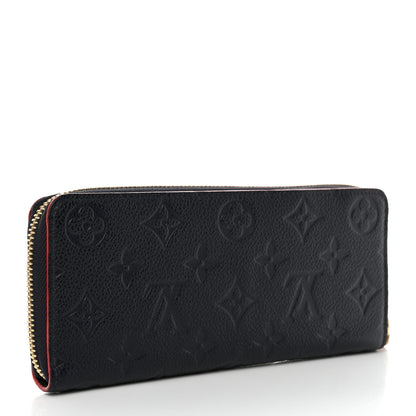 Louis Vuitton LOUIS VUITTON Empreinte Clemence Wallet Marine Rouge 3 of 6