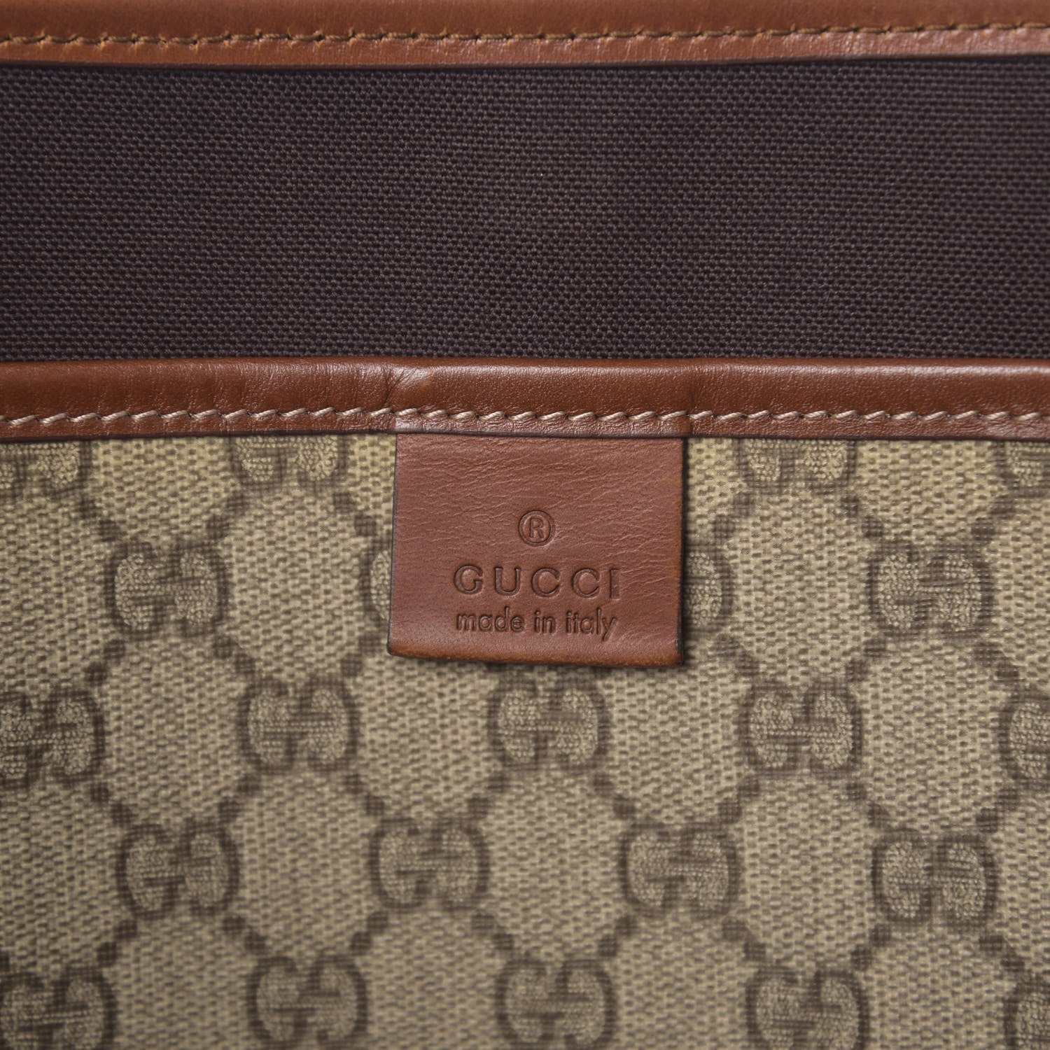 Gucci GG Plus Monogram Medium Signature Web Loop Tote Brown 5 of 12