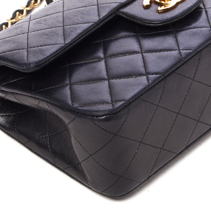 Chanel Lambskin Quilted Small Double Flap Black 5 of 9