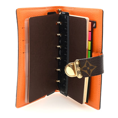 Louis Vuitton Monogram Koala Small Ring Agenda Cover Orange 5 of 6