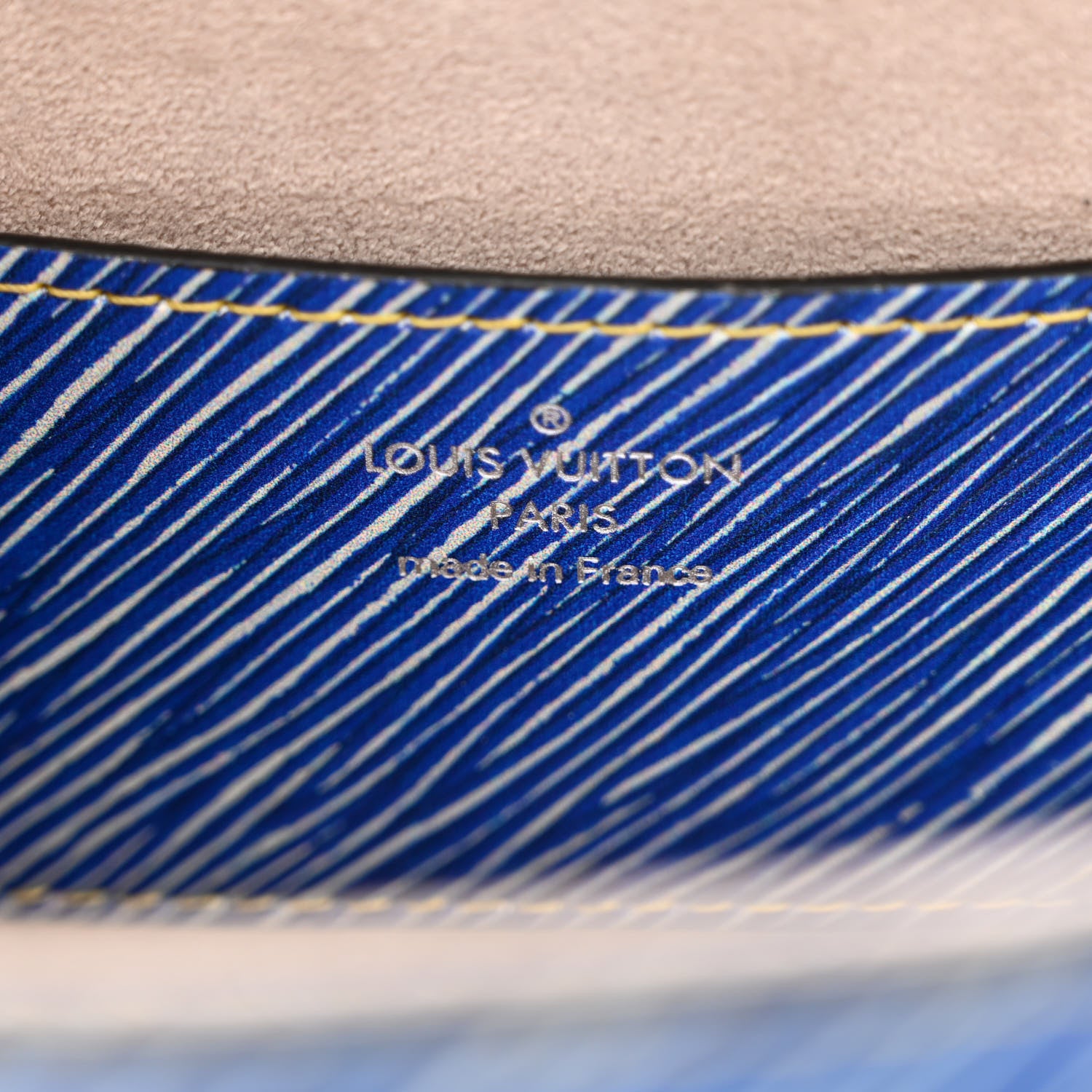 Louis Vuitton Epi Azteque Twist Shoulder Bag MM Denim Light 6 of 12