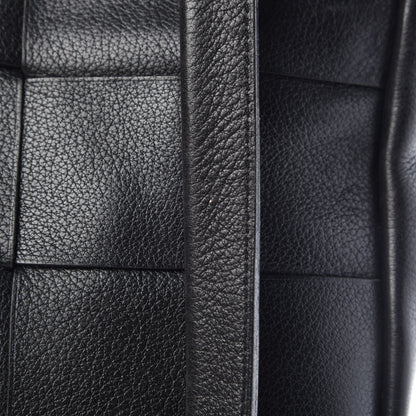 Delvaux Grained Calfskin Woven Shoulder Bag Black 14 of 14