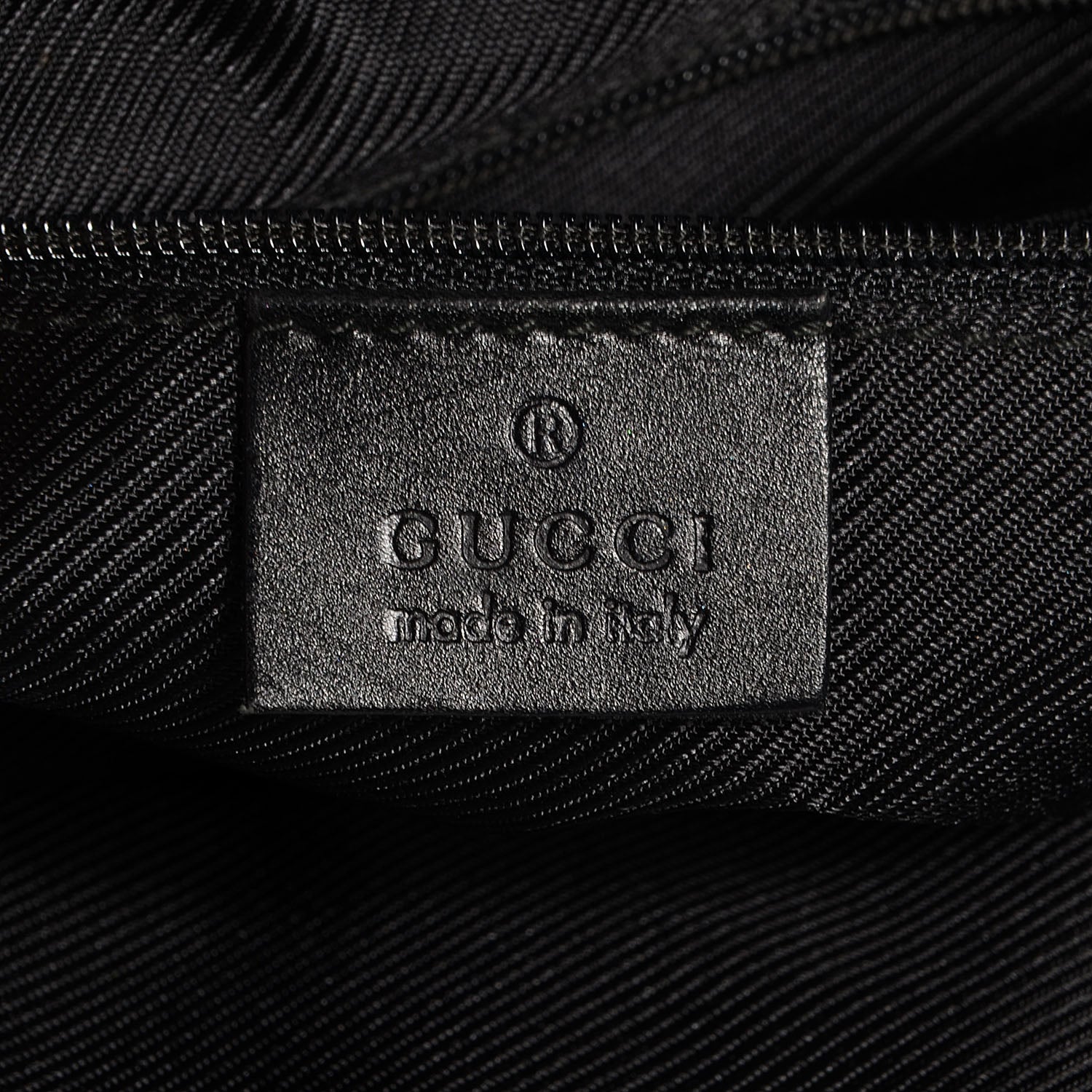 Gucci Monogram Canvas Tote Black 6 of 7