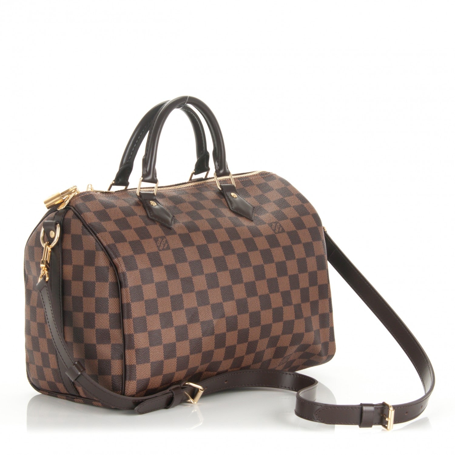 Louis Vuitton Damier Ebene Speedy Bandouliere 30 3 of 8