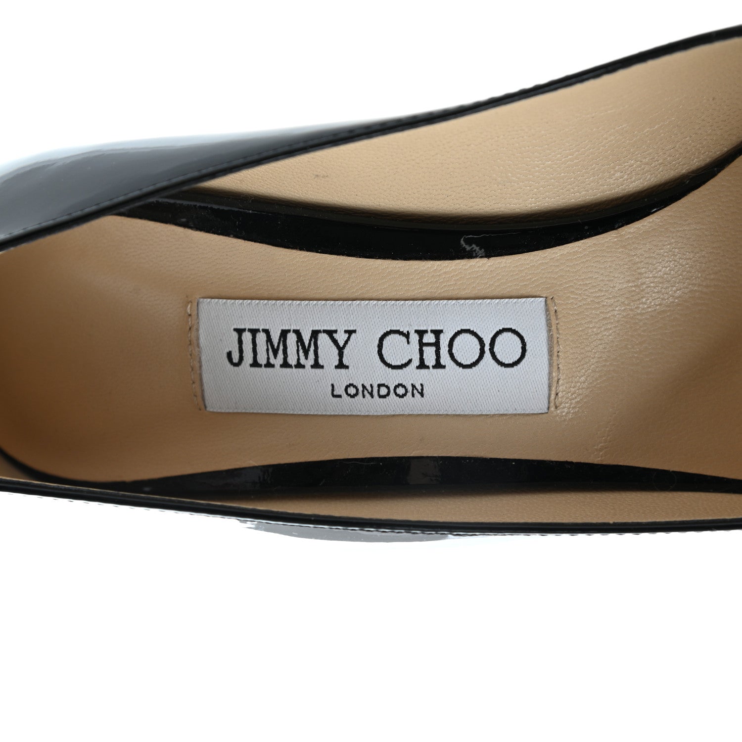 Jimmy Choo Patent Pointy Toe Romy 100 Pumps 38 Black 7 of 7