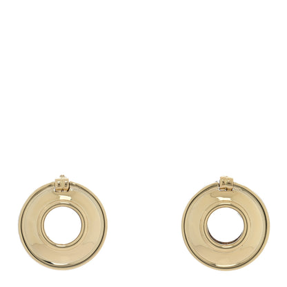 Tiffany Sterling Silver 18K Yellow Gold Paloma Picasso Magic Disc Earrings 1 of 4