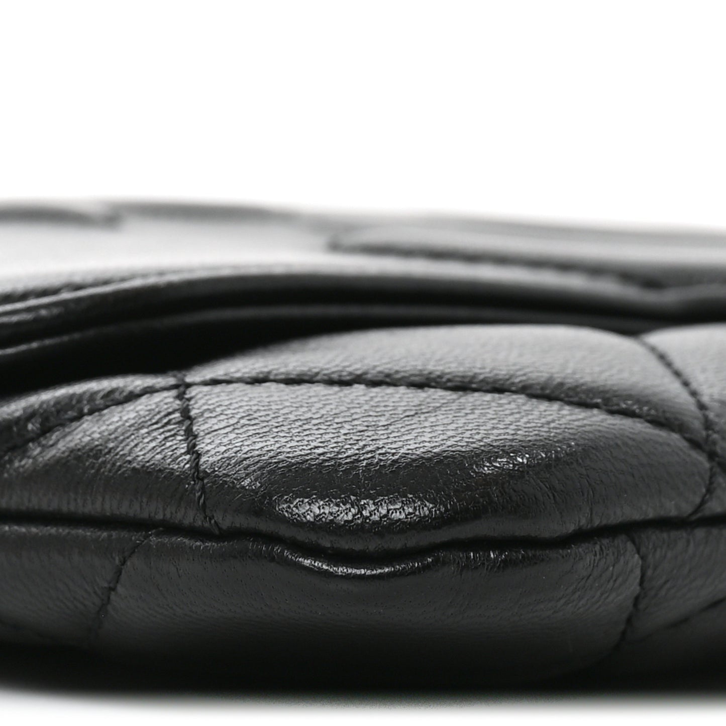Goatskin Quilted Timeless CC Clutch Black