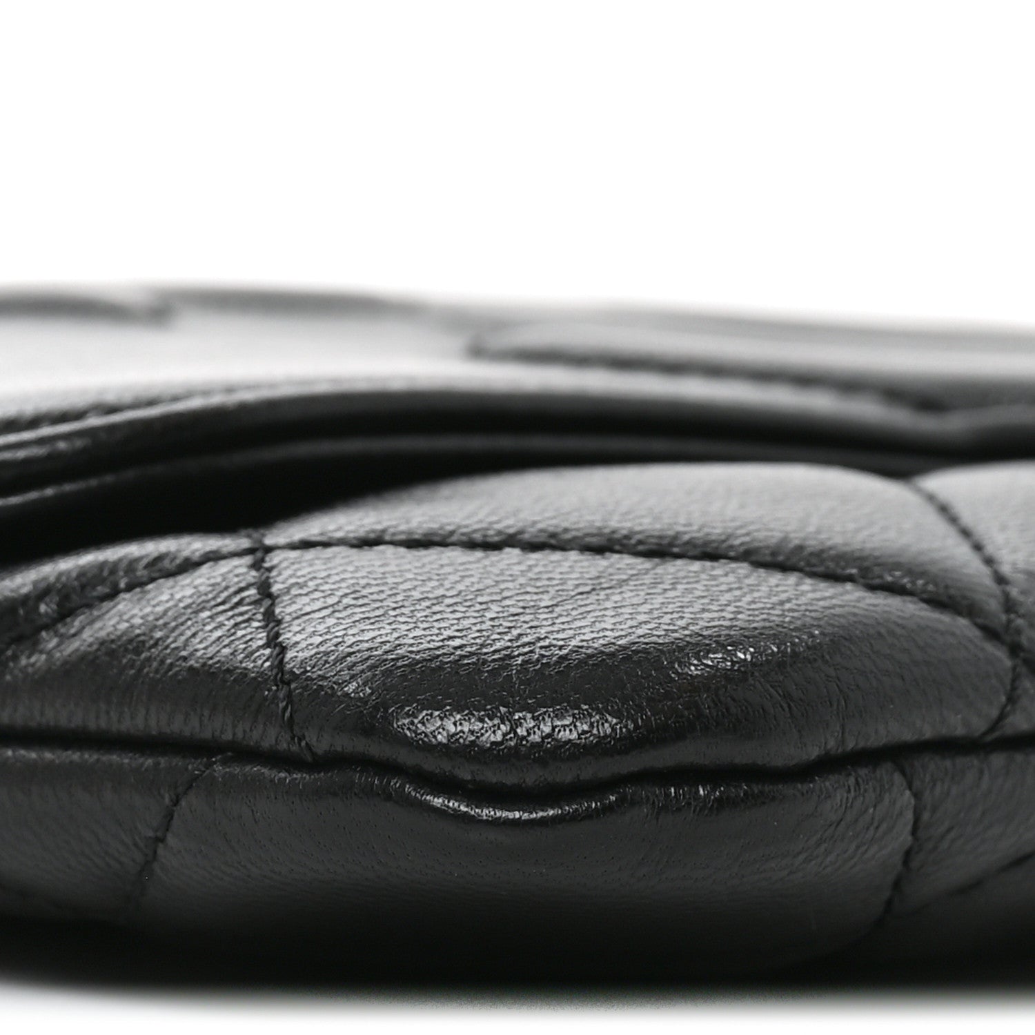 Chanel Goatskin Quilted Timeless CC Clutch Black 9 of 11
