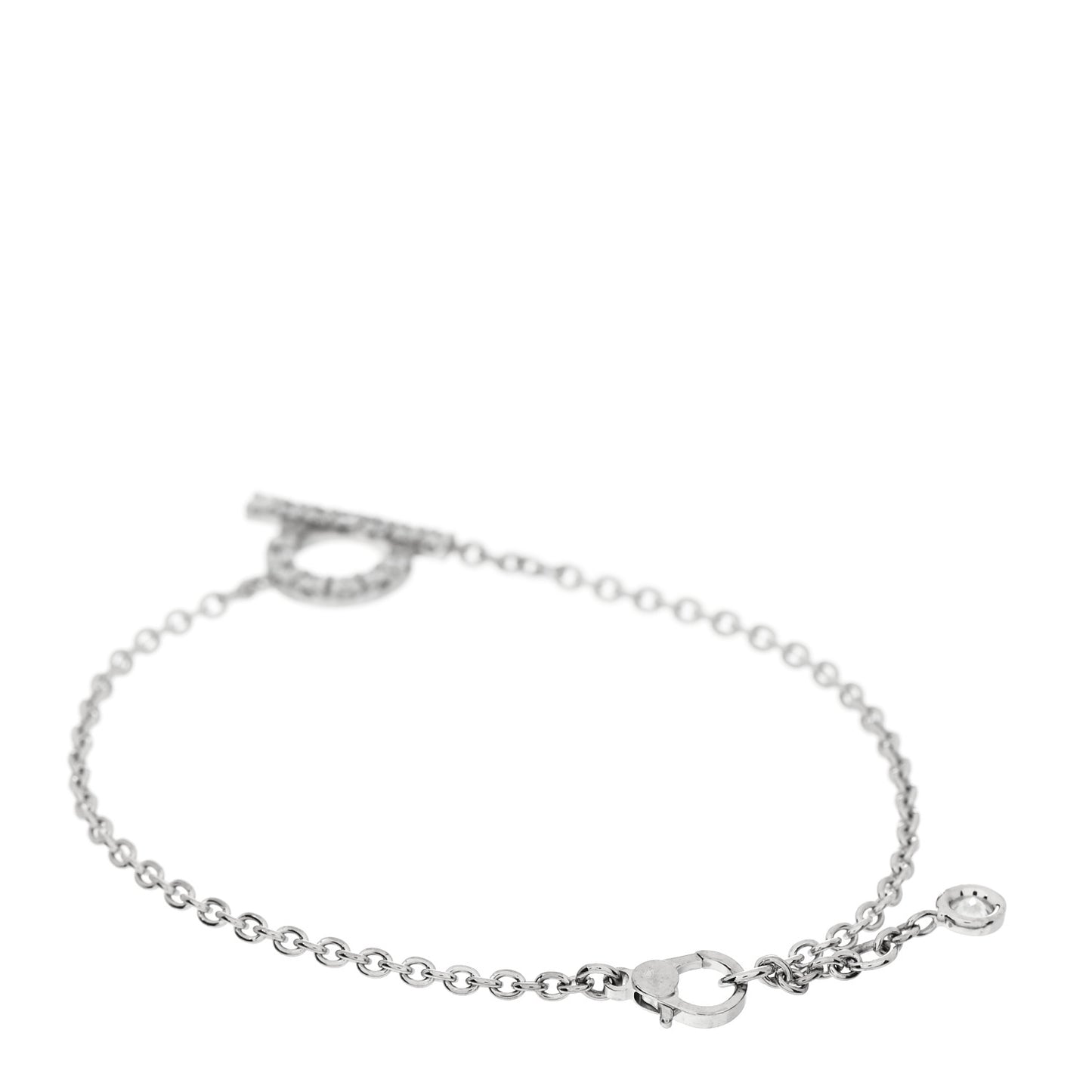 18K White Gold Diamond Finesse Bracelet ST
