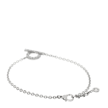 Hermes 18K White Gold Diamond Finesse Bracelet ST 2 of 3