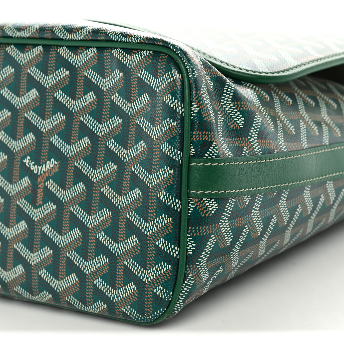 Goyardine Capetien Messenger Bag Green