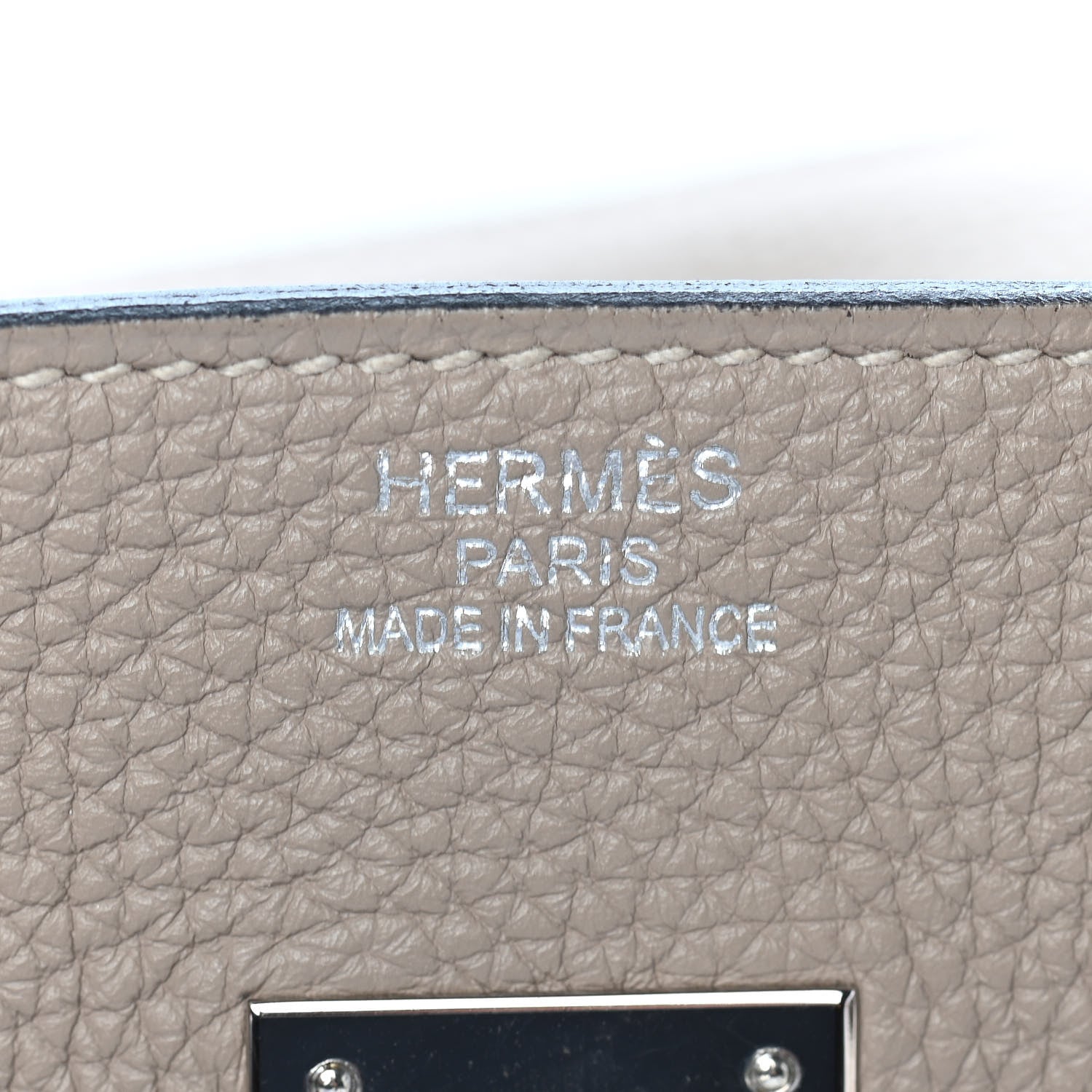 Hermes Taurillon Clemence Birkin 35 Gris Tourterelle 21 of 33